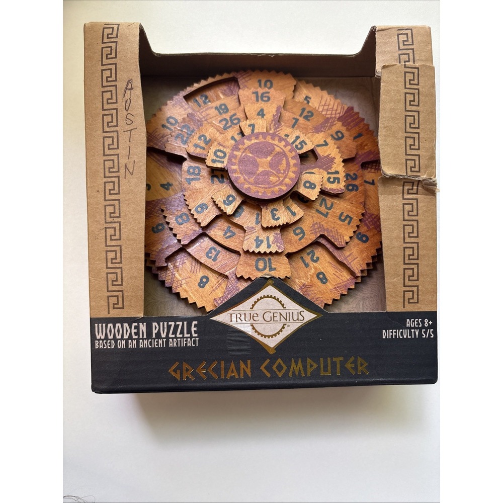 True Genius Grecian Computer wooden puzzle Project Genius 39093